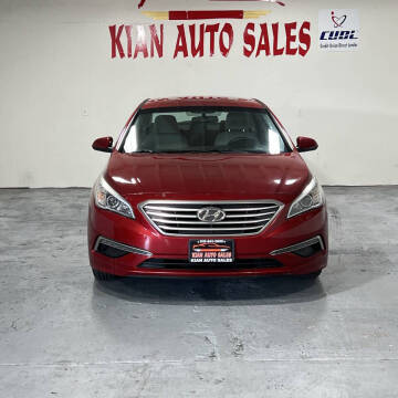2015 Hyundai Sonata for sale at Kian Auto Sales in Sacramento CA