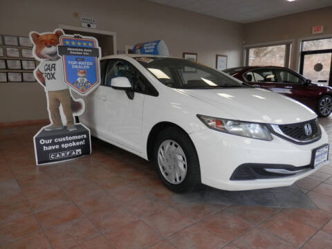 2013 Honda Civic for sale at ABSOLUTE AUTO CENTER in Berlin CT