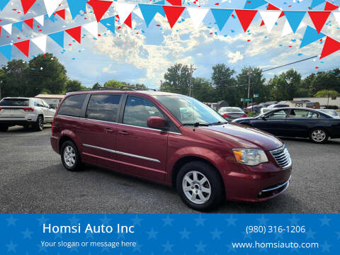 2012 Chrysler Town and Country for sale at Homsi Auto Inc in Kannapolis NC