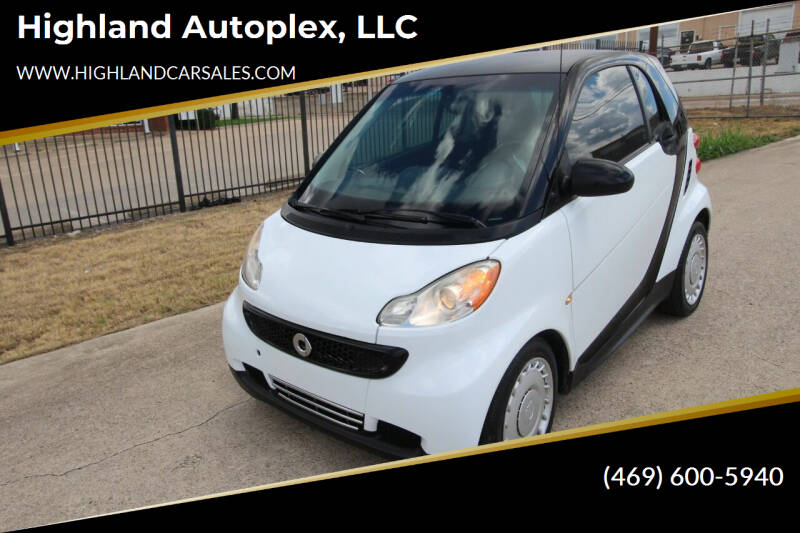 2013 Smart fortwo for sale at Highland Autoplex, LLC in Dallas TX