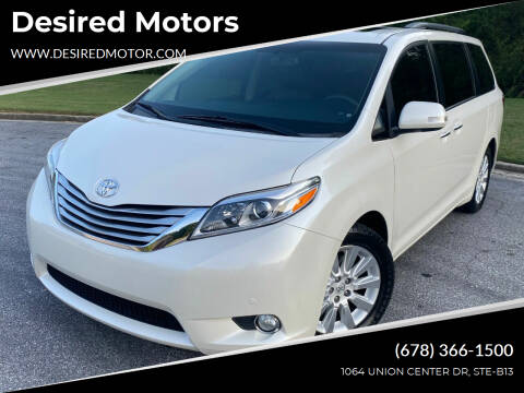 2016 Toyota Sienna for sale at Desired Motors in Alpharetta GA