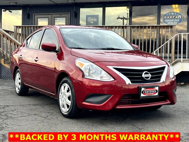 2019 Nissan Versa for sale at CERTIFIED CAR CENTER in Fairfax VA