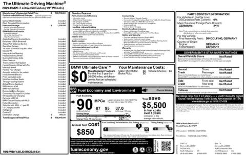 2024 BMW i7 eDrive50