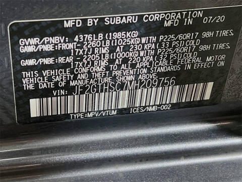 2021 Subaru Crosstrek Sport