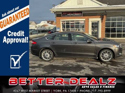2016 Ford Fusion for sale at Better Dealz Auto Sales & Finance in York PA
