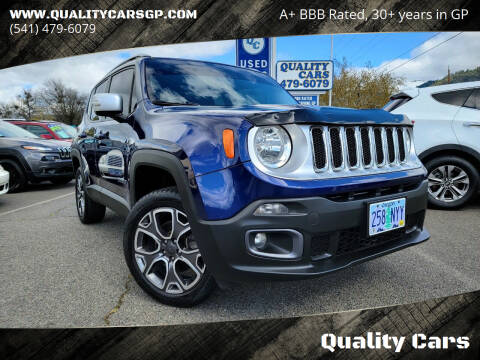 2016 Jeep Renegade for sale at Quality Cars in Grants Pass OR