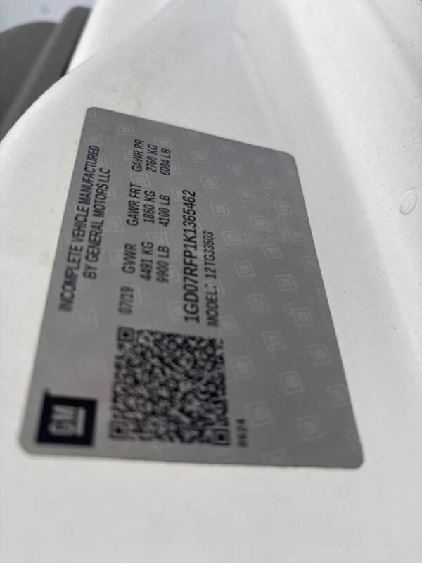 2019 GMC Savana Reefer Van