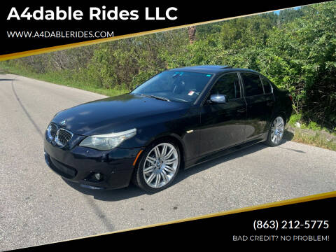 2009 BMW 5 Series for sale at A4dable Rides LLC in Haines City FL
