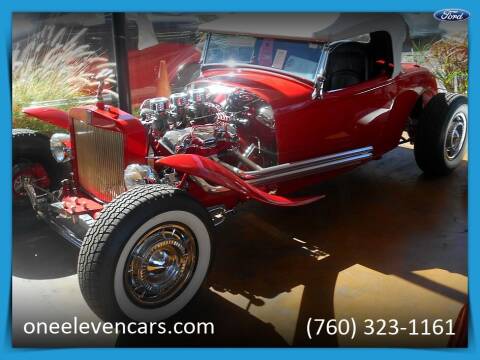 1930 Ford Roadster for sale at One Eleven Vintage Cars in Palm Springs CA