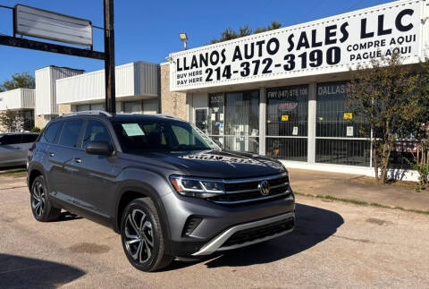 2022 Volkswagen Atlas for sale at LLANOS AUTO SALES LLC - LLANOS AUTO SALES-MARVIN in Dallas TX