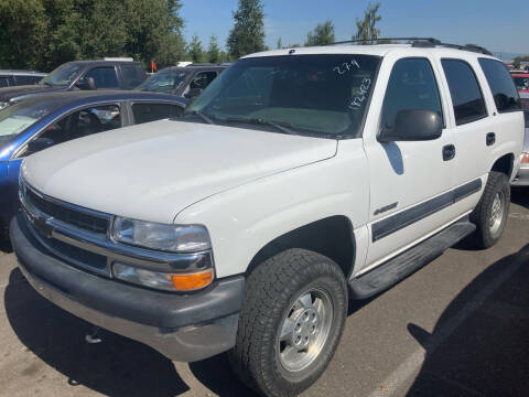 2002 Chevrolet Tahoe for sale at Blue Line Auto Group in Portland OR