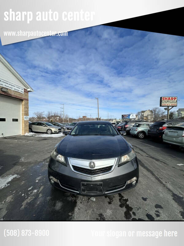 2012 Acura TL for sale at sharp auto center in Worcester MA