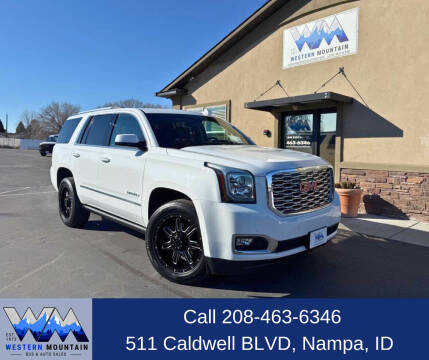 2018 GMC Yukon for sale at Western Mountain Bus & Auto Sales in Nampa ID