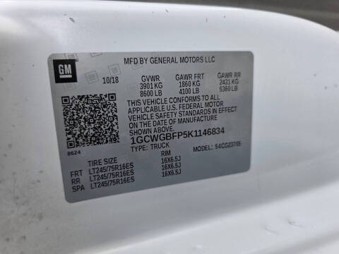 2019 Chevrolet Express 2500