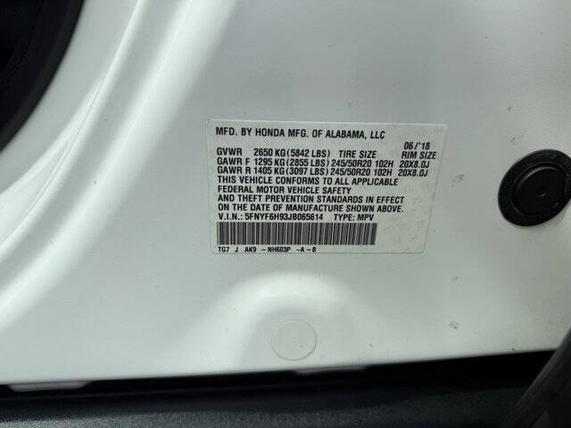 2018 Honda Pilot Touring