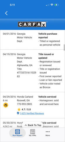 2016 Honda Odyssey Touring