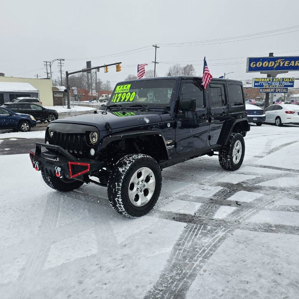 2013 Jeep Wrangler Unlimited for sale at Norman's Auto Sales in Cleveland, OH