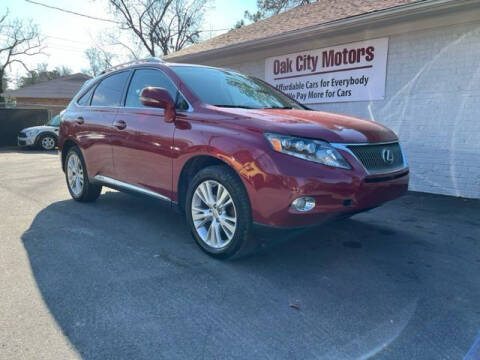 2010 Lexus RX 450h for sale at Oak City Motors in Garner NC