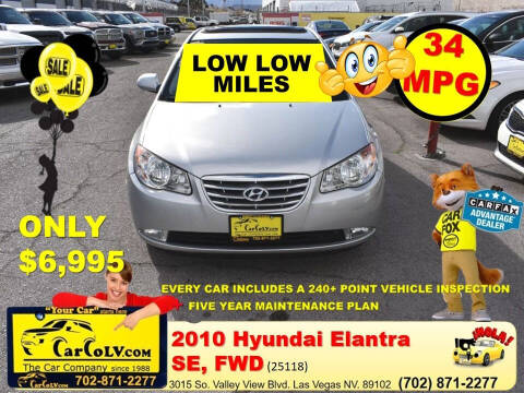 2010 Hyundai Elantra for sale at The Car Company in Las Vegas NV