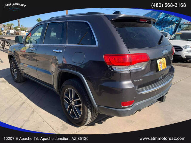 2017 Jeep Grand Cherokee for sale at ATM MOTORS in Apache Junction, AZ