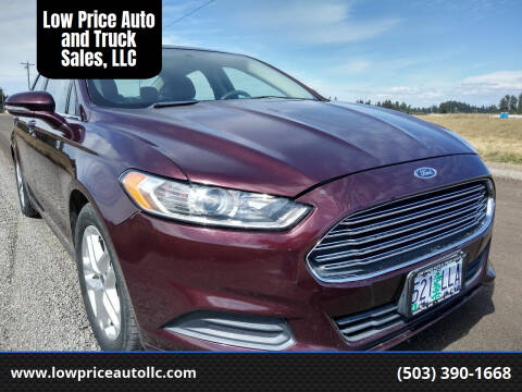 2013 Ford Fusion for sale at Low Price Auto and Truck Sales, LLC in Salem OR