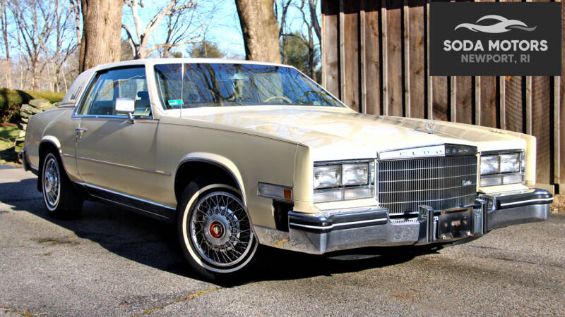 1985 Cadillac Eldorado for sale at SODA MOTORS AUTO SALES LLC in Newport RI