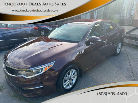 2017 Kia Optima for sale at Knockout Deals Auto Sales in West Bridgewater MA