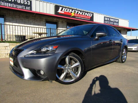 2014 Lexus IS 350 for sale at Lightning Motorsports in Grand Prairie TX
