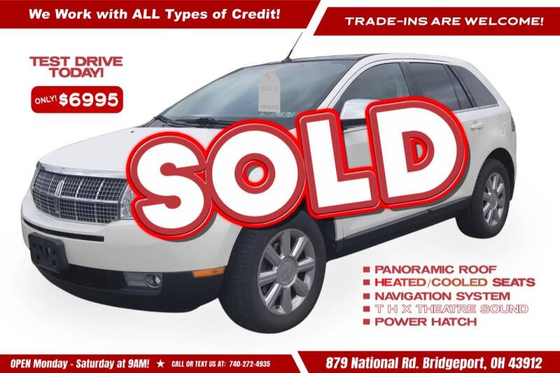 2008 Lincoln MKX for sale at Steel River Preowned Auto II in Bridgeport OH