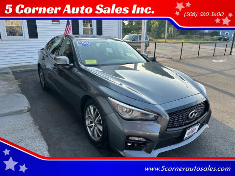 2014 Infiniti Q50 for sale at 5 Corner Auto Sales Inc. in Brockton MA