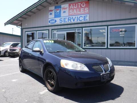 2008 Pontiac G6 for sale at 777 Auto Sales and Service in Tacoma WA