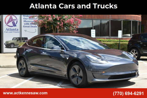 2018 Tesla Model 3 for sale at Atlanta Cars and Trucks in Kennesaw GA