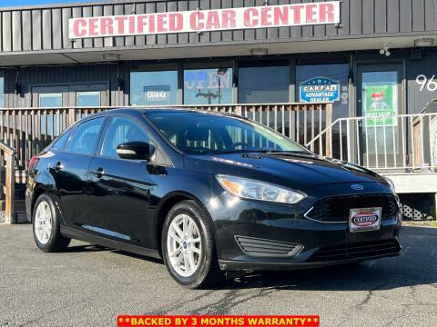 2017 Ford Focus for sale at CERTIFIED CAR CENTER in Fairfax VA