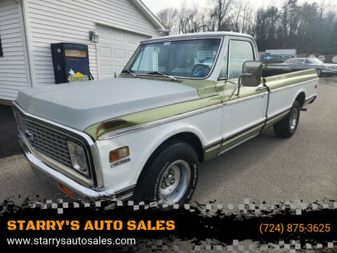 1972 Chevrolet C/K 10 Series for sale at STARRY'S AUTO SALES in New Alexandria PA