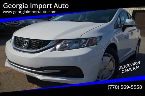 2013 Honda Civic for sale at Georgia Import Auto in Alpharetta GA