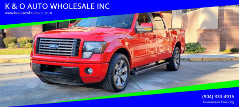 2012 Ford F-150 for sale at K & O AUTO WHOLESALE INC in Jacksonville FL