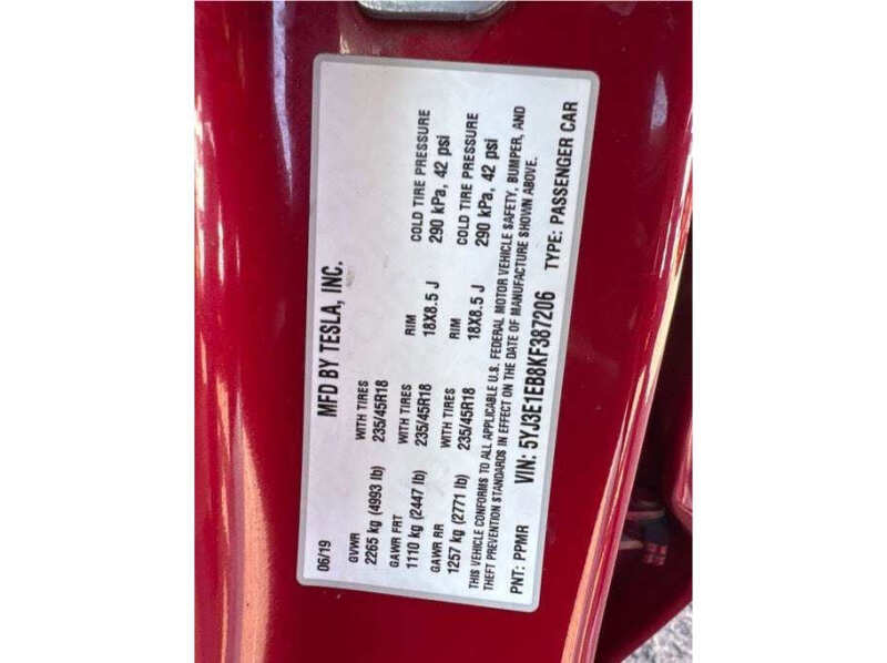 2019 Tesla Model 3