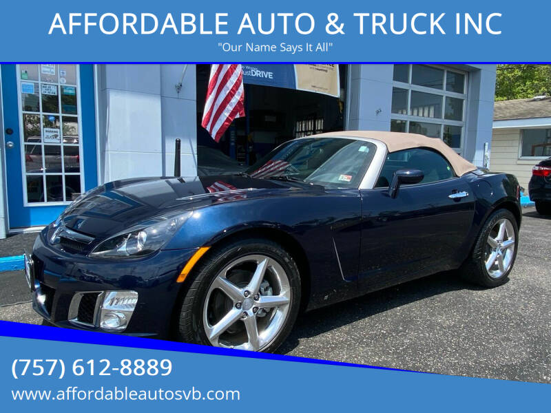 2008 Saturn SKY for sale at AFFORDABLE AUTO & TRUCK INC in Virginia Beach VA