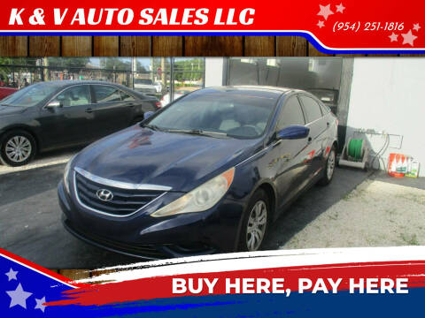 2012 Hyundai Sonata for sale at K & V AUTO SALES LLC in Hollywood FL