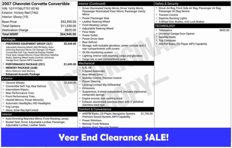 2007 Chevrolet Corvette