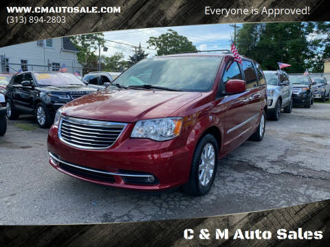 2015 Chrysler Town and Country for sale at C & M Auto Sales in Detroit MI