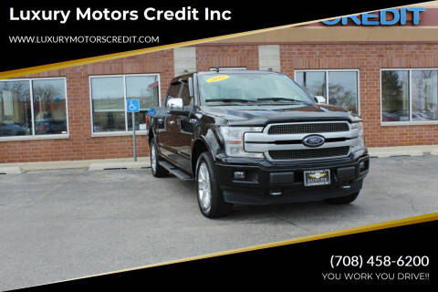 2018 Ford F-150 for sale at Luxury Motors Credit Inc in Bridgeview IL