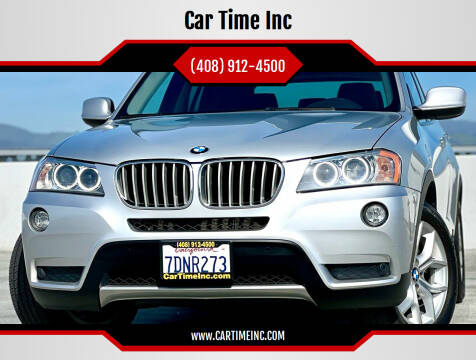 2014 BMW X3 for sale at Car Time Inc in San Jose CA