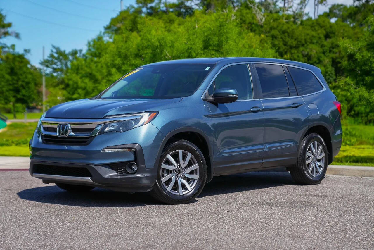 Blue 2020 Honda Pilot EX-L EX-L 4dr SUV 2