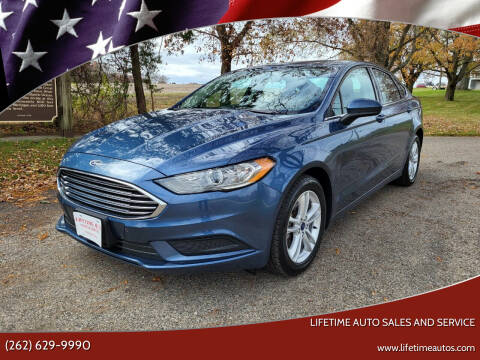 2018 Ford Fusion for sale at Lifetime Auto Sales and Service in West Bend WI
