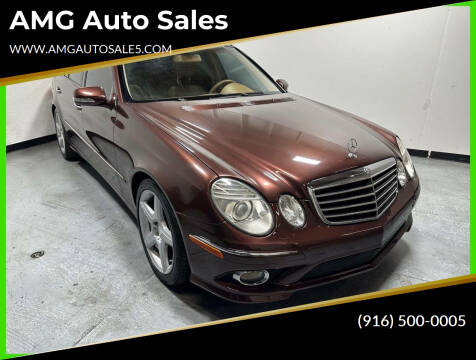 2009 Mercedes-Benz E-Class for sale at AMG Auto Sales in Rancho Cordova CA