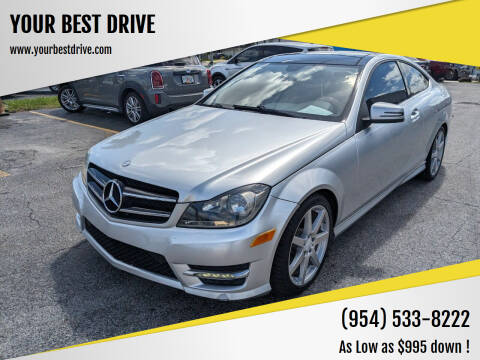 2013 Mercedes-Benz C-Class for sale at YOUR BEST DRIVE in Oakland Park FL