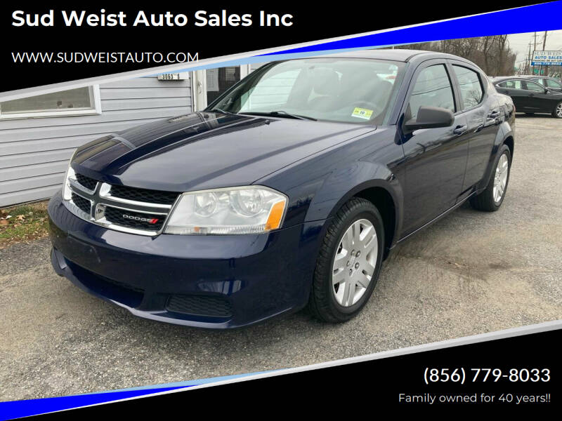 2013 Dodge Avenger for sale at Sud Weist Auto Sales Inc in Maple Shade NJ