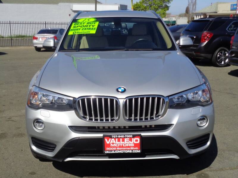 2015 BMW X3 for sale at Vallejo Motors in Vallejo CA