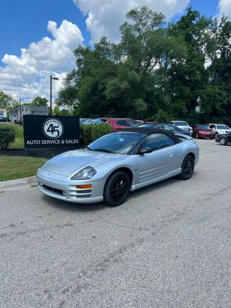 2001 Mitsubishi Eclipse Spyder for sale at Station 45 AUTO REPAIR AND AUTO SALES in Allendale MI
